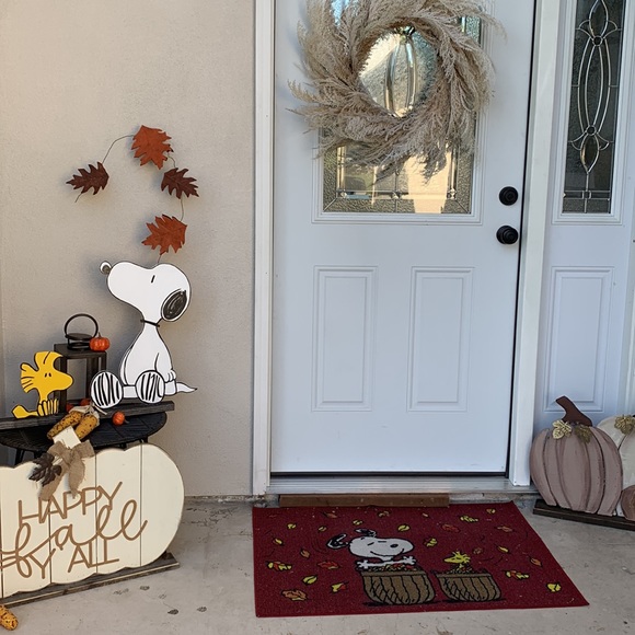 NWT Snoopy Peanuts fall accent rug mat - Picture 6 of 6